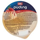 Müller Puding Kaszka kukurydziana na mleku z sosem o smaku wiśniowym 450 g
