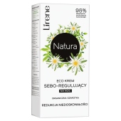 Lirene Natura Eco krem sebo-regulujący na noc organiczna szarotka 50 ml