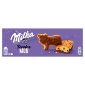 Milka Tender Moo Ciastko biszkoptowe z kawałkami czekolady mlecznej 140 g (5 sztuk)