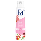 Fa Fresh&Free Grapefruit & Lychee 48h Dezodorant w sprayu o zapachu grapefruita i liczi 150 ml