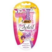 BIC Miss Soleil Beauty Kit 3-ostrzowa maszynka do golenia z trymerem 4 sztuki