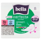 Bella Perfecta Ultra Maxi Green Silky Drai Podpaski higieniczne 8 sztuk