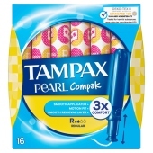 Tampax Compak Pearl Regular Tampony z aplikatorem, x16