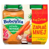 BoboVita Potrawka z indykiem i pomidorami po 6 miesiącu 2 x 190 g