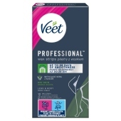 Veet Easy-Gel Plastry z woskiem skóra sucha 12 sztuk i 2 chusteczki