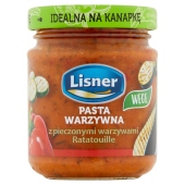 Lisner Pasta warzywna z pieczonymi warzywami Ratatouille 110 g