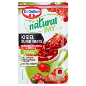 Dr. Oetker My Natural Day Kisiel Super Fruits truskawka-żurawina & acerola 28 g