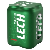 Lech Premium Piwo jasne 4 x 500 ml