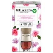 Botanica by Air Wick Elektryczny odświeżacz powietrza egzotyczna róża & afrykańskie geranium 19 ml