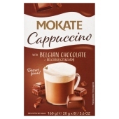 Mokate Cappuccino z belgijską czekoladą 160 g (8 x 20 g)