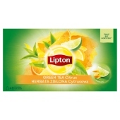 Lipton Herbata zielona cytrusowa 52 g (40 torebek)