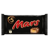 Mars Baton z nugatowym nadzieniem oblany karmelem i czekoladą 225 g (5 x 45 g)