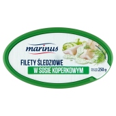 Marinus Filety śledziowe w sosie koperkowym 250 g