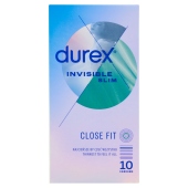 Durex Invisible Dopasowane Prezerwatywy 10 sztuk