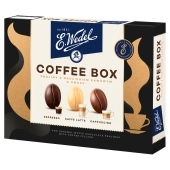 E. Wedel Coffee Box Pralinki z nadzieniem kawowym o smaku espresso cappuccino caffe latte 100 g