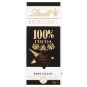 Lindt Excellence 100% Cocoa Tabliczka kakaowa 50 g
