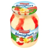 Ehrmann Jogurt o smaku waniliowym z wsadem o smaku truskawkowym 500 g