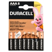 Duracell AAA 1,5 V/B Bateria alkaliczna 8 sztuk