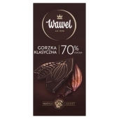 Wawel Czekolada gorzka klasyczna 70% cocoa 100 g