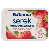 Bakoma Serek homogenizowany truskawkowy 140 g