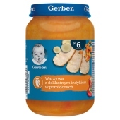 Gerber Delikatny indyk w pomidorach dla niemowląt po 6. miesiącu 190 g