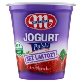 Mlekovita Mlekovita Jogurt Polski bez laktozy truskawka 150 g
