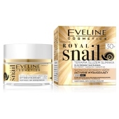 Eveline Cosmetics Royal Snail Skoncentrowany krem aktywnie wygładzający, na dzień i na noc, 30+