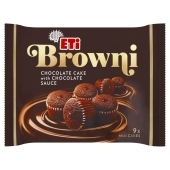 Eti Browni Babeczki z czekoladą i nadzieniem czekoladowym 180 g