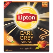 Lipton Earl Grey Orange Herbata czarna aromatyzowana 140 g (100 torebek)