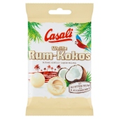 Casali Rum-Kokos Draże z płynnym nadzieniem w polewie z białej czekolady 100 g