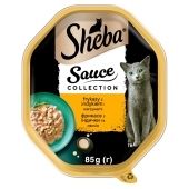 Sheba Sauce Collection Mokra karma dla dorosłych kotów frykasy z indykiem i warzywami 85 g