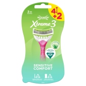 Wilkinson Sword Xtreme3 Comfort Sensitive Jednorazowe maszynki do golenia dla kobiet 6 sztuk