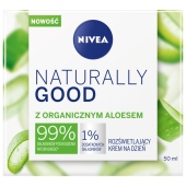 Nivea Naturally Good Krem na dzień z organicznym aloesem 50 ml