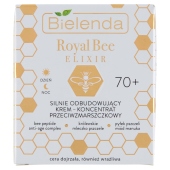 Bielenda Royal Bee Elixir 70+ Silnie odbudowujący krem przeciwzmarszczkowy na dzień noc 50 ml