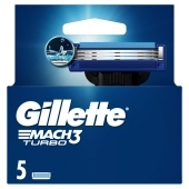 Gillette Mach3 Ostrza wymienne do maszynki do golenia dla mężczyzn, 5 sztuki