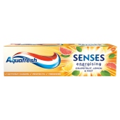 Aquafresh Senses Energising Grapefruit Lemon & Mint Pasta do zębów z fluorkiem 75 ml
