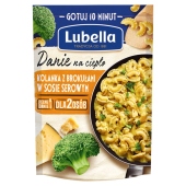 Lubella Danie na ciepło Kolanka z brokułami w sosie serowym 190 g