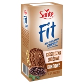 Sante Fit Ciasteczka zbożowe kakaowe 300 g (6 x 50 g)