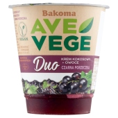 Bakoma Ave Vege Duo Krem kokosowy + owoce czarna porzeczka 140 g