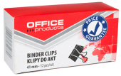 Office Products Klipy do dokumentów 41mm, 12szt., czarne