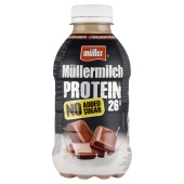 Müller Müllermilch Protein No Added Sugar Napój mleczny o smaku czekoladowym 400 g