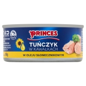 Princes Tuńczyk w kawałkach w oleju słonecznikowym 160 g
