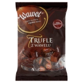 Wawel Trufle z Wawelu Cukierki o smaku rumowym w czekoladzie 1000 g