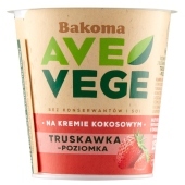 Bakoma Ave Vege Roślinny produkt kokosowy truskawka-poziomka 150 g
