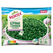 Hortex Szpinak z czosnkiem i solą morską 400 g