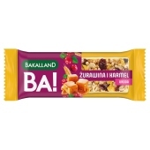 Bakalland Ba! Baton zbożowy żurawina i karmel uroda 38 g