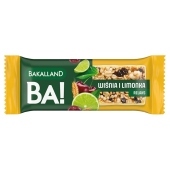 Bakalland Ba! Baton zbożowy wiśnia i limonka relaks 38 g
