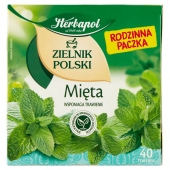 Herbapol Zielnik Polski Herbatka ziołowa mięta 80 g (40 x 2 g)
