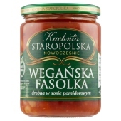 Kuchnia STAROPOLSKA Wegańska fasolka drobna w sosie pomidorowym 500 g