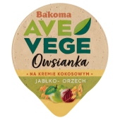 Bakoma Ave Vege Owsianka na kremie kokosowym jabłko-orzech 150 g